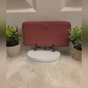 Kate Spade Pink Full Zip Wallet